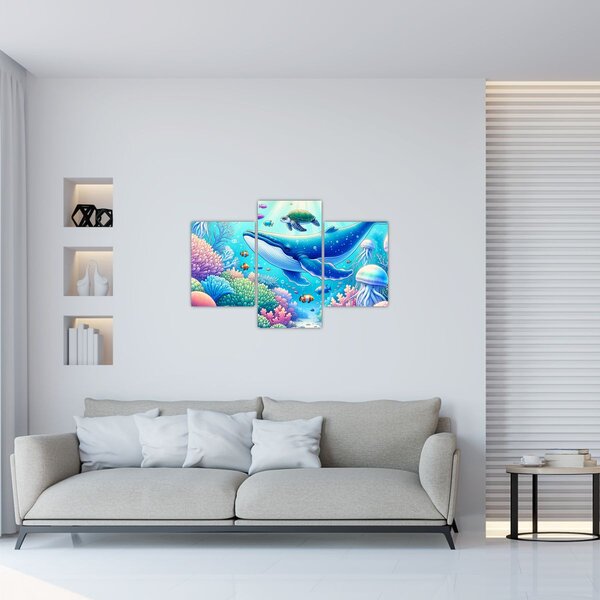 Slika – Podvodni svijet (90x60 cm)