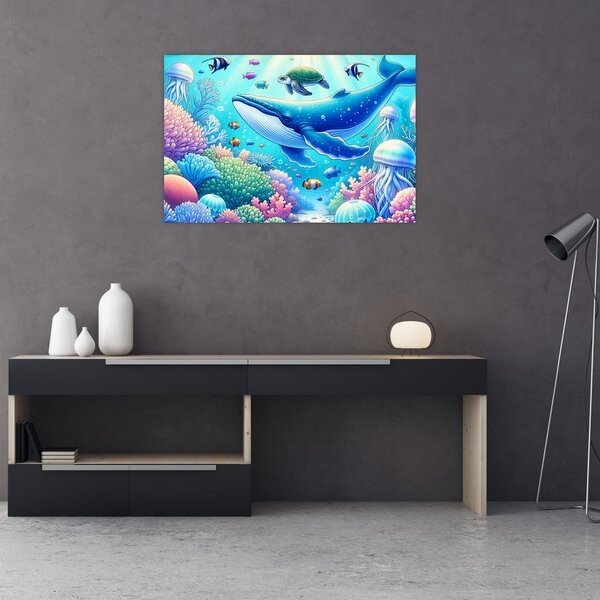 Slika – Podvodni svijet (90x60 cm)