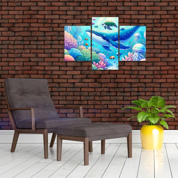 Slika – Podvodni svijet (90x60 cm)