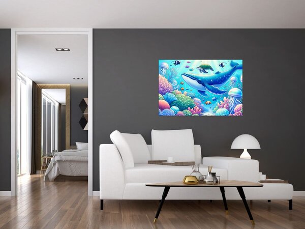 Slika – Podvodni svijet (90x60 cm)