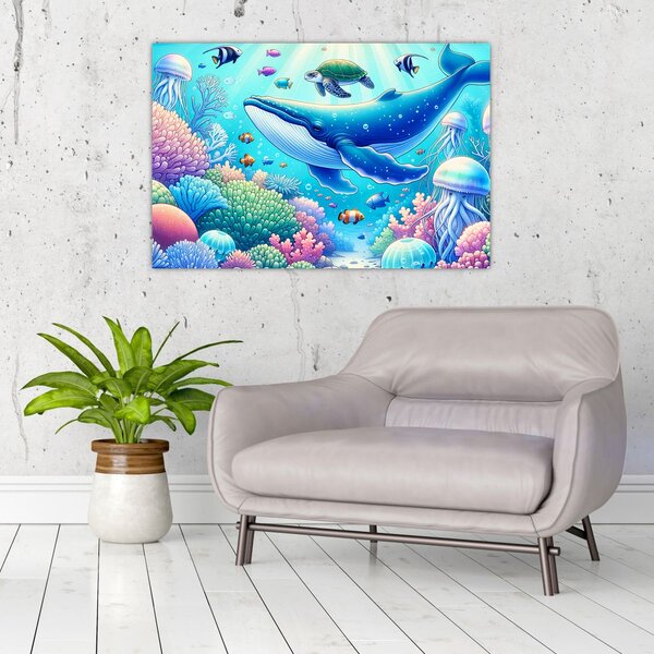 Slika – Podvodni svijet (90x60 cm)