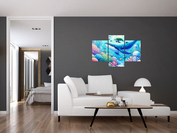 Slika – Podvodni svijet (90x60 cm)