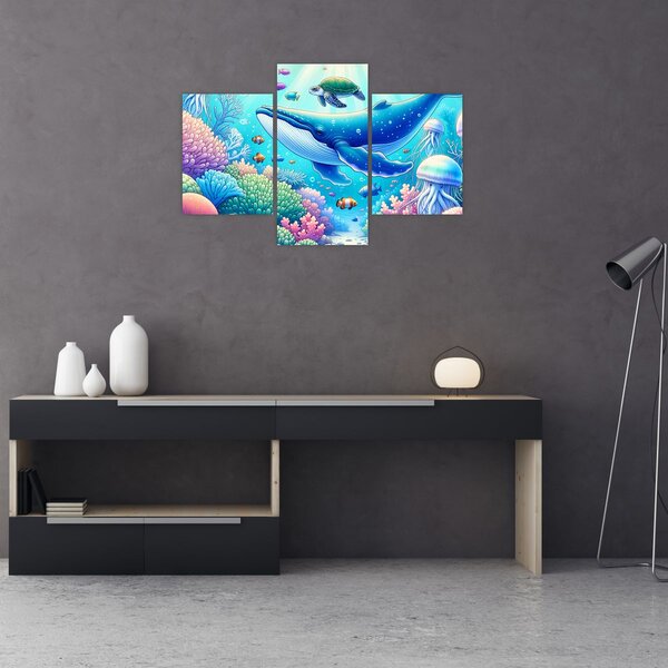Slika – Podvodni svijet (90x60 cm)