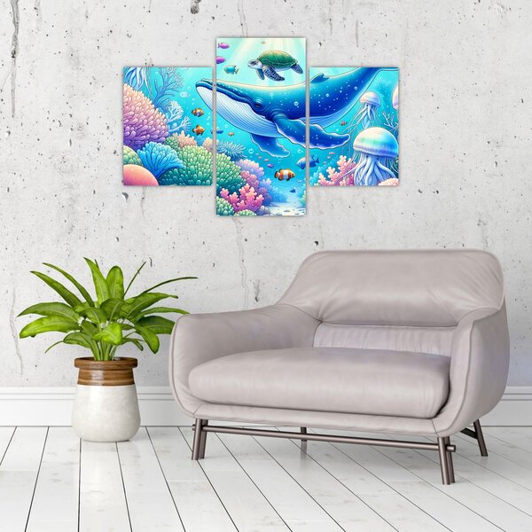 Slika – Podvodni svijet (90x60 cm)