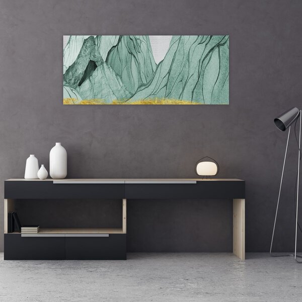 Slika - Smaragdne planine N⁰1 (120x50 cm)