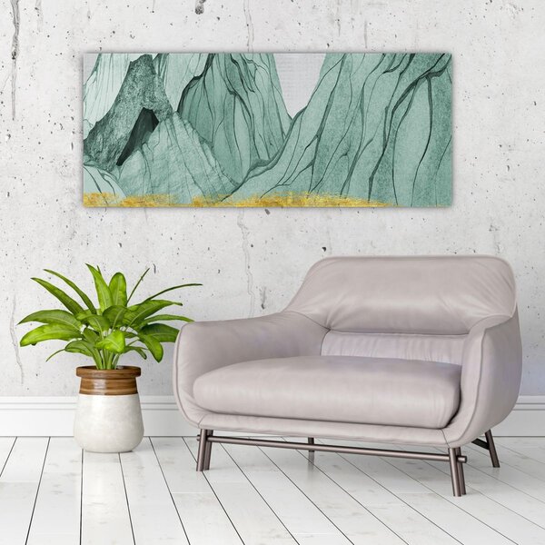 Slika - Smaragdne planine N⁰1 (120x50 cm)