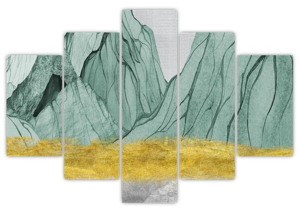Slika - Smaragdne planine N⁰1 (150x105 cm)