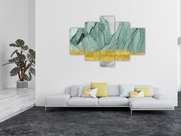 Slika - Smaragdne planine N⁰1 (150x105 cm)