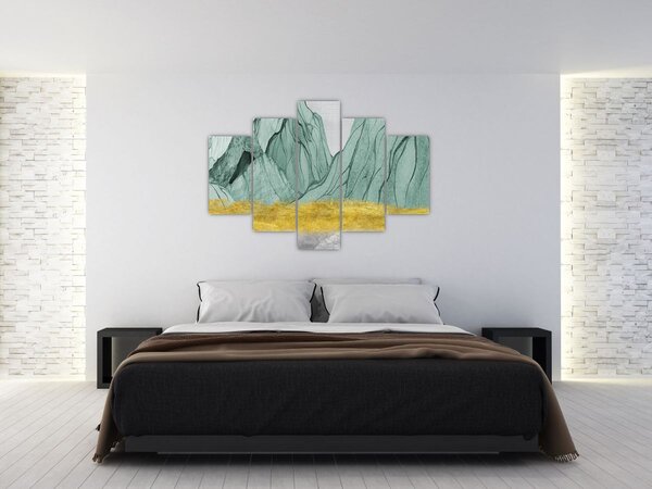 Slika - Smaragdne planine N⁰1 (150x105 cm)