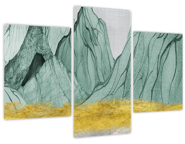 Slika - Smaragdne planine N⁰1 (90x60 cm)