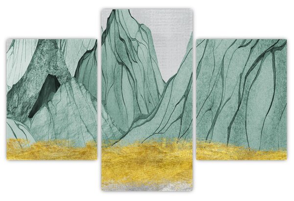 Slika - Smaragdne planine N⁰1 (90x60 cm)