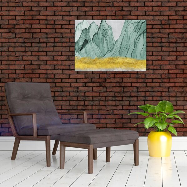 Slika - Smaragdne planine N⁰1 (70x50 cm)