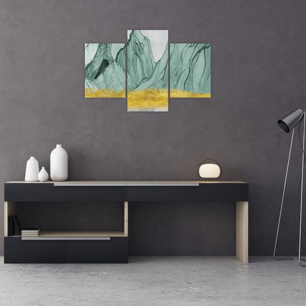 Slika - Smaragdne planine N⁰1 (90x60 cm)