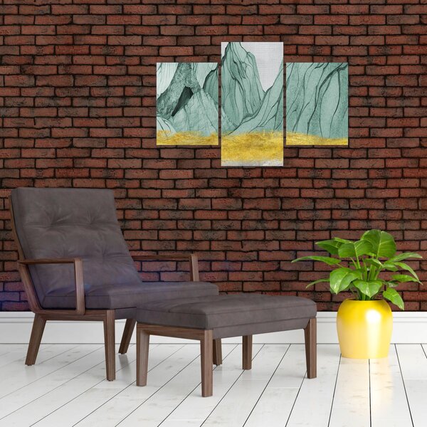 Slika - Smaragdne planine N⁰1 (90x60 cm)