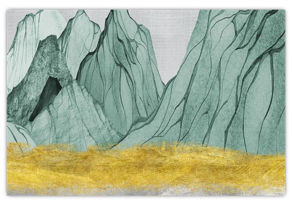 Slika - Smaragdne planine N⁰1 (90x60 cm)