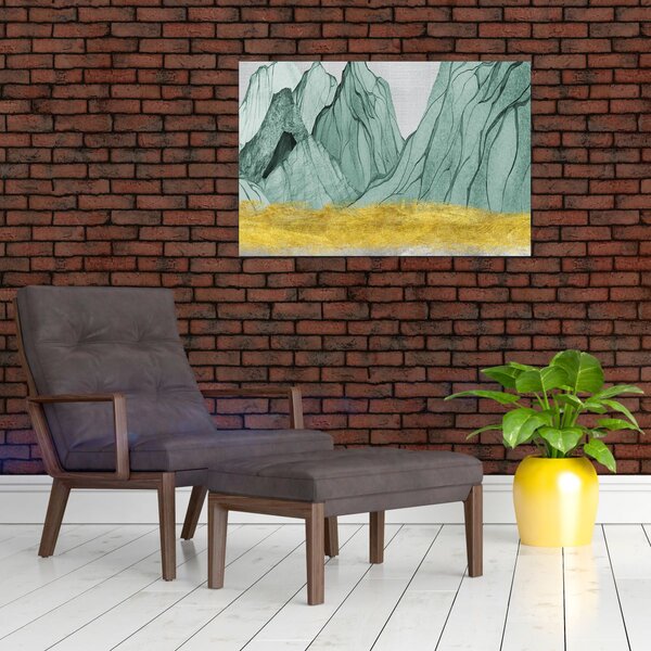 Slika - Smaragdne planine N⁰1 (90x60 cm)
