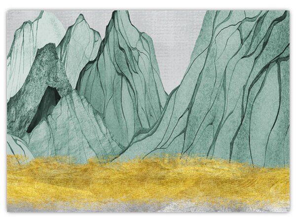 Slika - Smaragdne planine N⁰1 (70x50 cm)