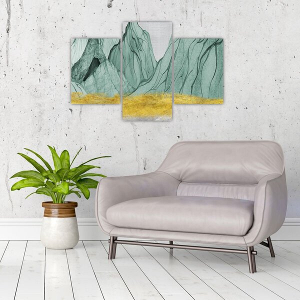 Slika - Smaragdne planine N⁰1 (90x60 cm)