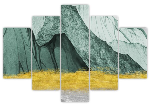 Slika - Smaragdne planine N⁰2 (150x105 cm)