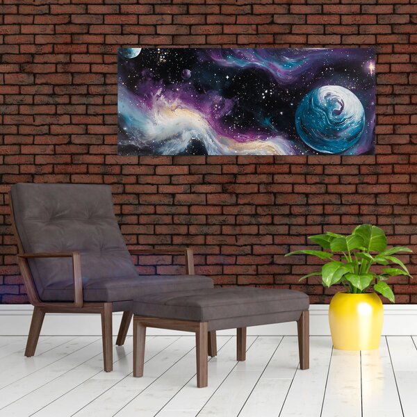 Slika - Oslikani svemir (120x50 cm)