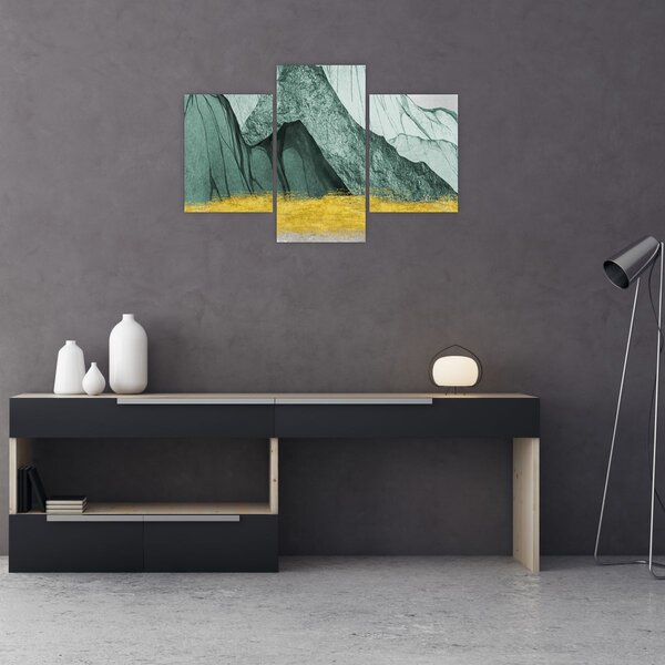 Slika - Smaragdne planine N⁰2 (90x60 cm)