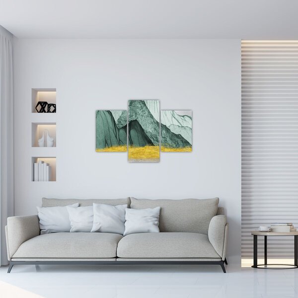 Slika - Smaragdne planine N⁰2 (90x60 cm)