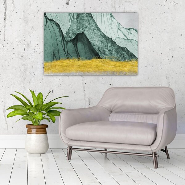 Slika - Smaragdne planine N⁰2 (90x60 cm)