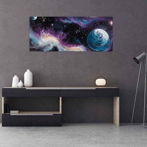 Slika - Oslikani svemir (120x50 cm)