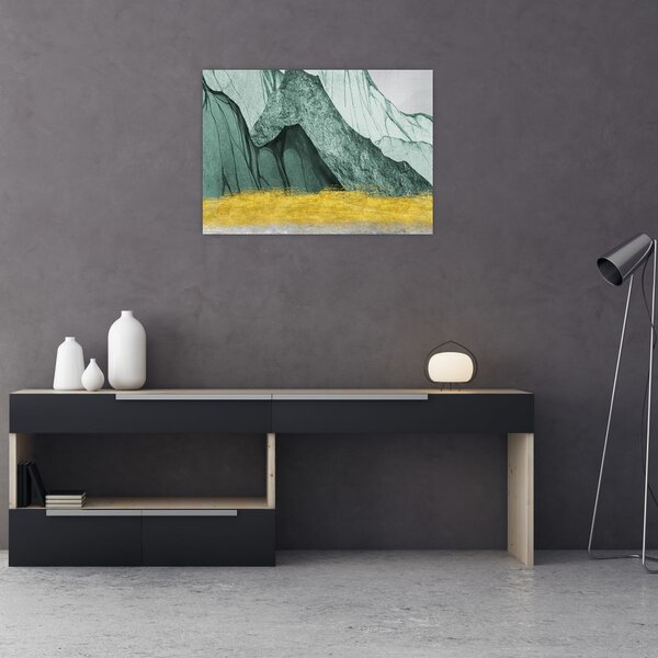 Slika - Smaragdne planine N⁰2 (70x50 cm)