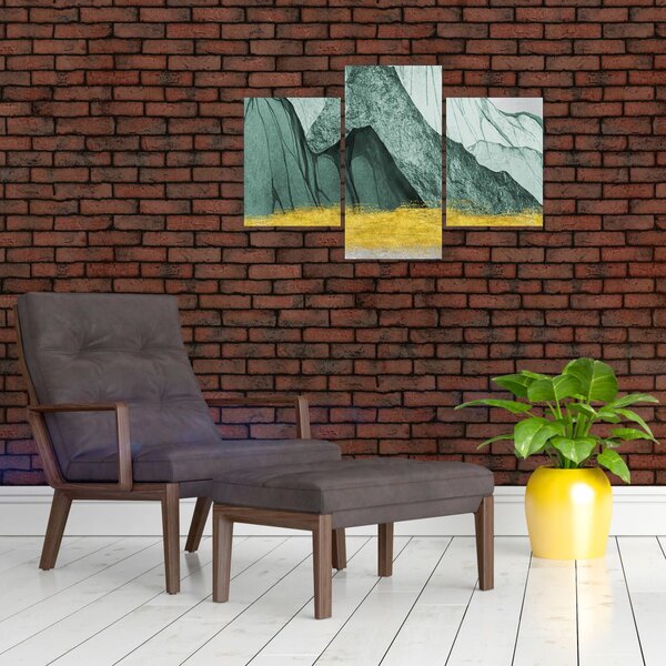 Slika - Smaragdne planine N⁰2 (90x60 cm)