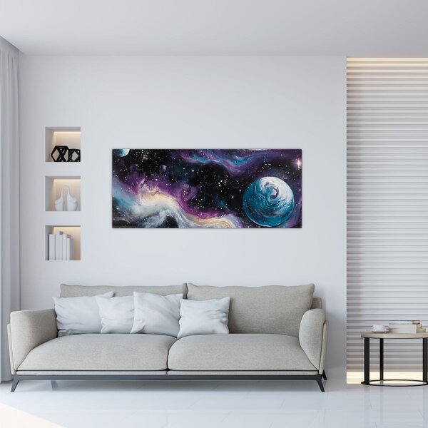 Slika - Oslikani svemir (120x50 cm)