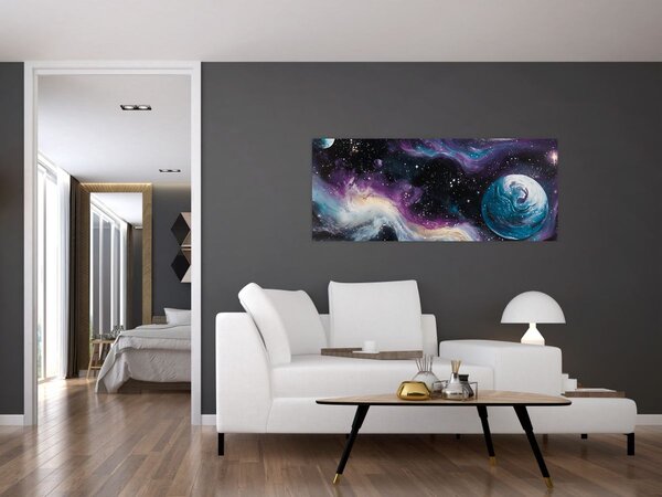 Slika - Oslikani svemir (120x50 cm)