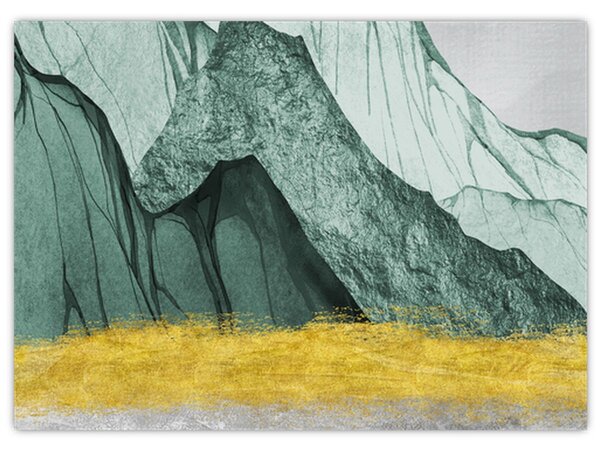 Slika - Smaragdne planine N⁰2 (70x50 cm)