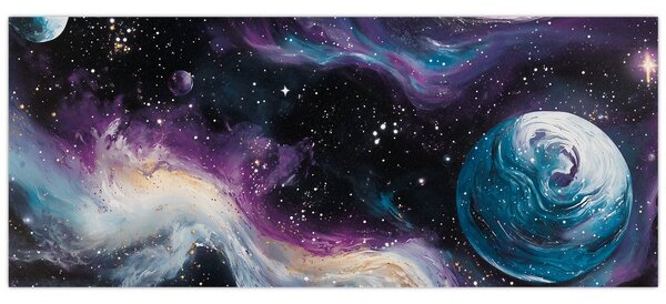 Slika - Oslikani svemir (120x50 cm)