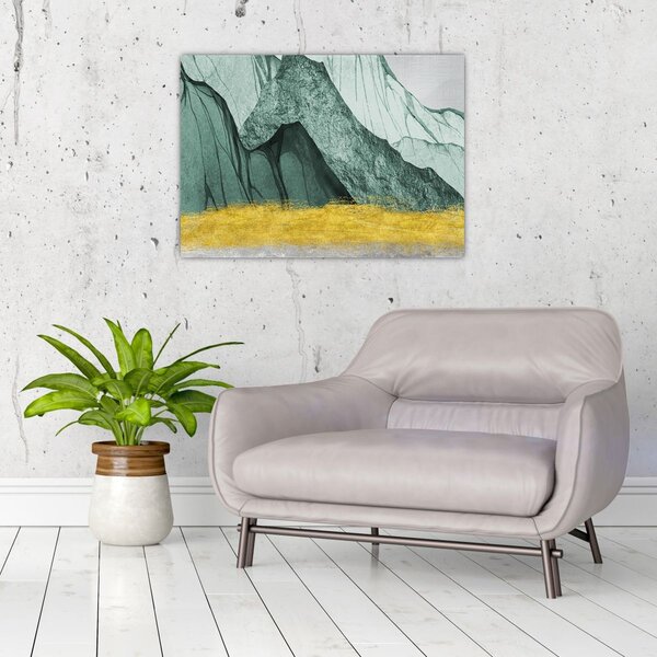 Slika - Smaragdne planine N⁰2 (70x50 cm)