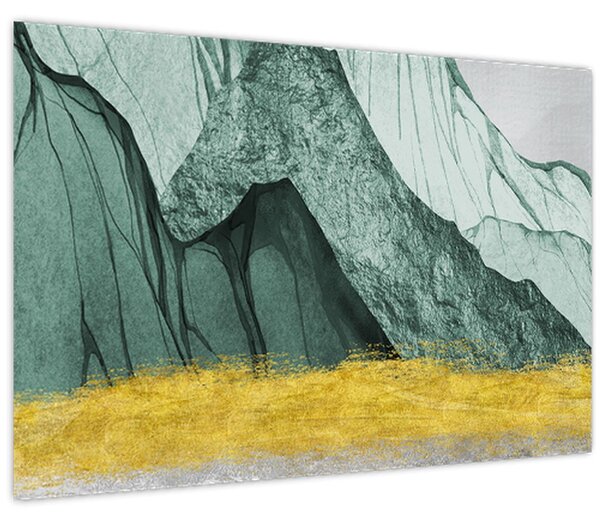 Slika - Smaragdne planine N⁰2 (90x60 cm)
