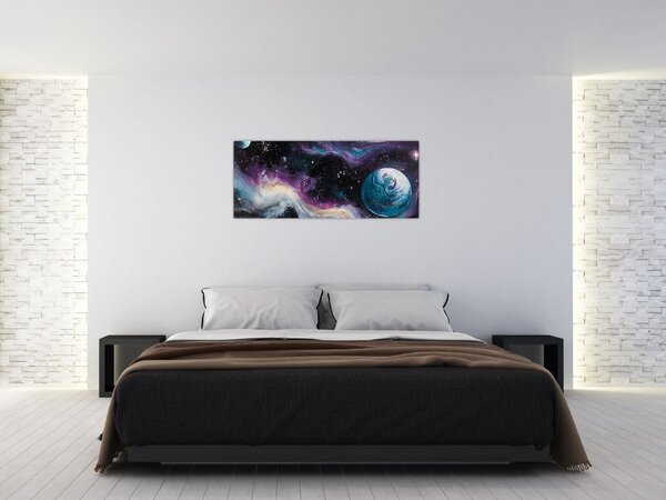 Slika - Oslikani svemir (120x50 cm)