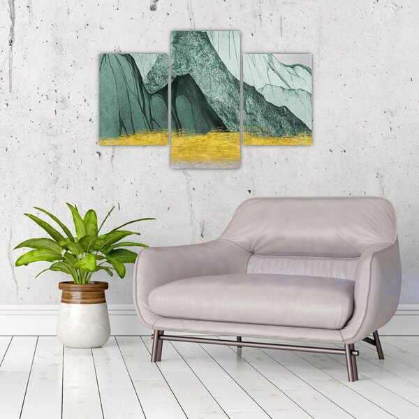 Slika - Smaragdne planine N⁰2 (90x60 cm)
