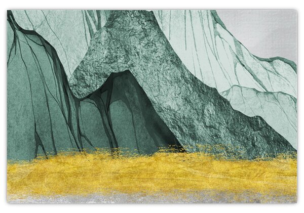 Slika - Smaragdne planine N⁰2 (90x60 cm)