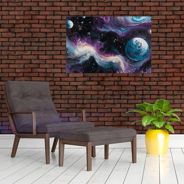 Slika - Oslikani svemir (90x60 cm)