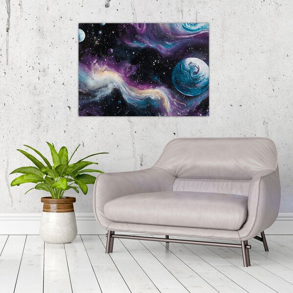 Slika - Oslikani svemir (70x50 cm)