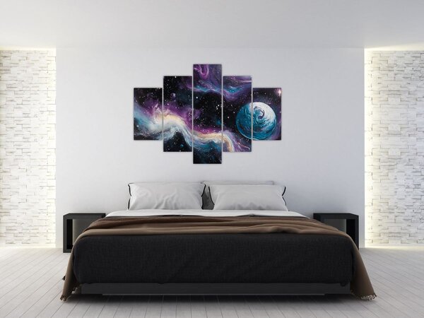 Slika - Oslikani svemir (150x105 cm)