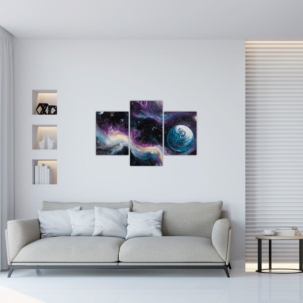 Slika - Oslikani svemir (90x60 cm)