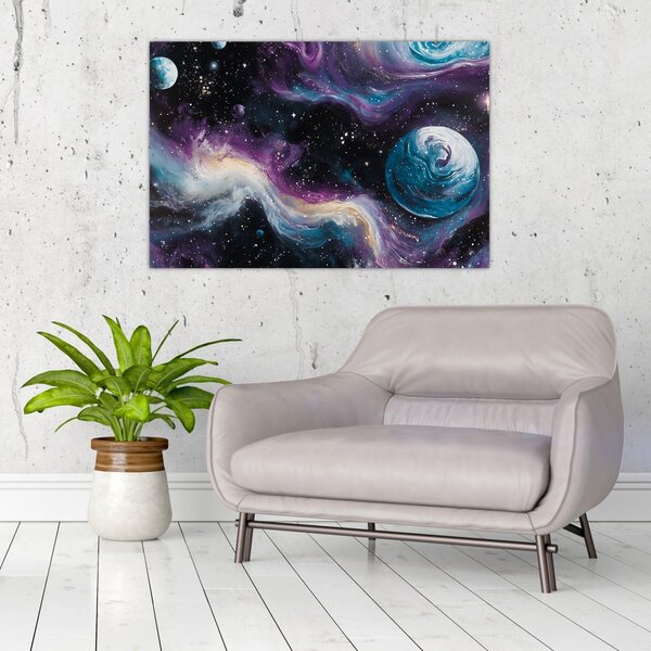 Slika - Oslikani svemir (90x60 cm)