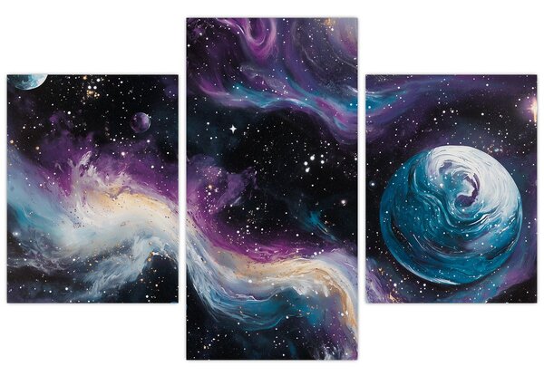 Slika - Oslikani svemir (90x60 cm)