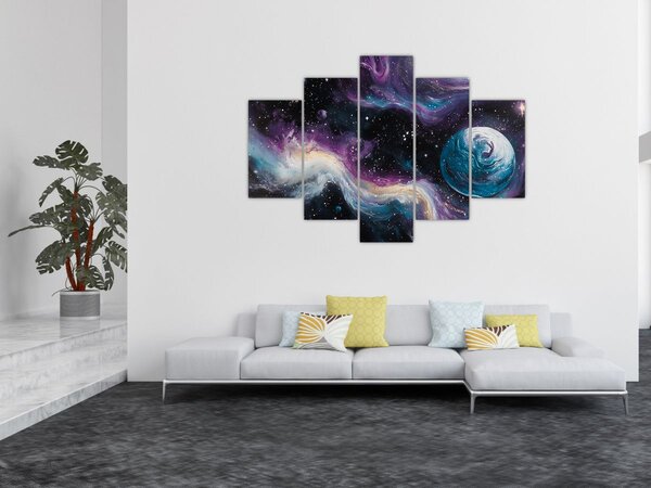 Slika - Oslikani svemir (150x105 cm)