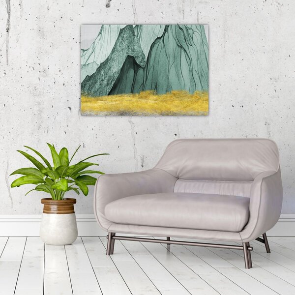 Slika - Smaragdne planine N⁰3 (70x50 cm)