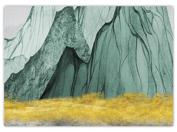 Slika - Smaragdne planine N⁰3 (70x50 cm)