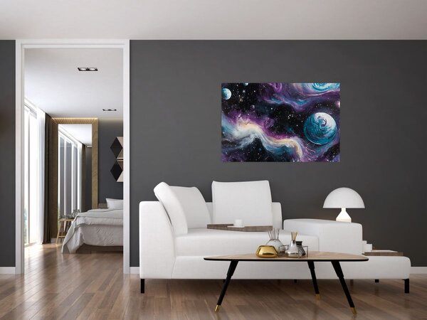 Slika - Oslikani svemir (90x60 cm)
