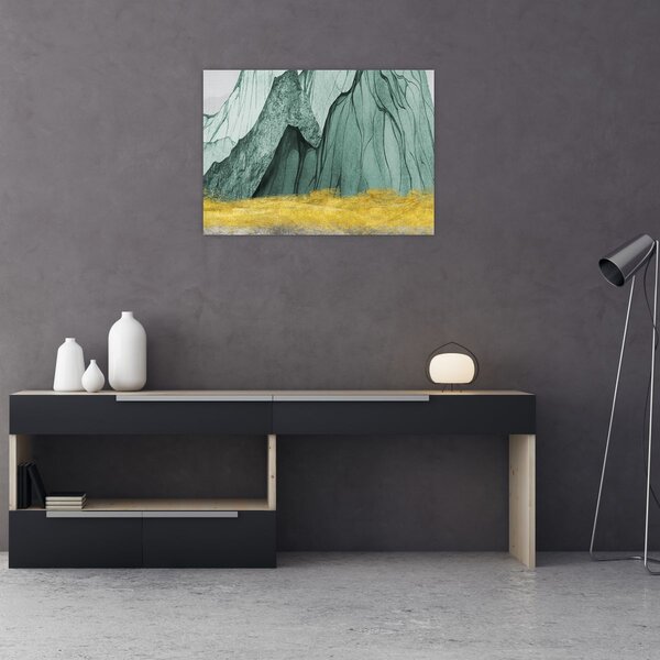 Slika - Smaragdne planine N⁰3 (70x50 cm)